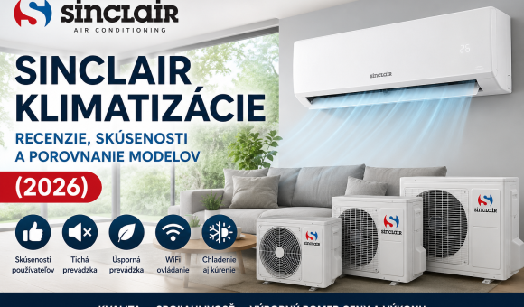 Hľadáte spoľahlivú klimatizáciu Sinclair? Prečítajte si podrobné recenzie, skúsenosti používateľov, porovnanie modelov Sinclair a zistite, ktorý model je pre vás najlepší.